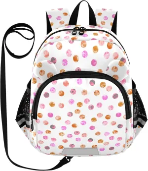 Abstract Seamless Dots Pattern Little Kid Toddler Backpack Baby Boys Girls Kindergarten Pre School Bags Cute Cartoon Backpacks for children