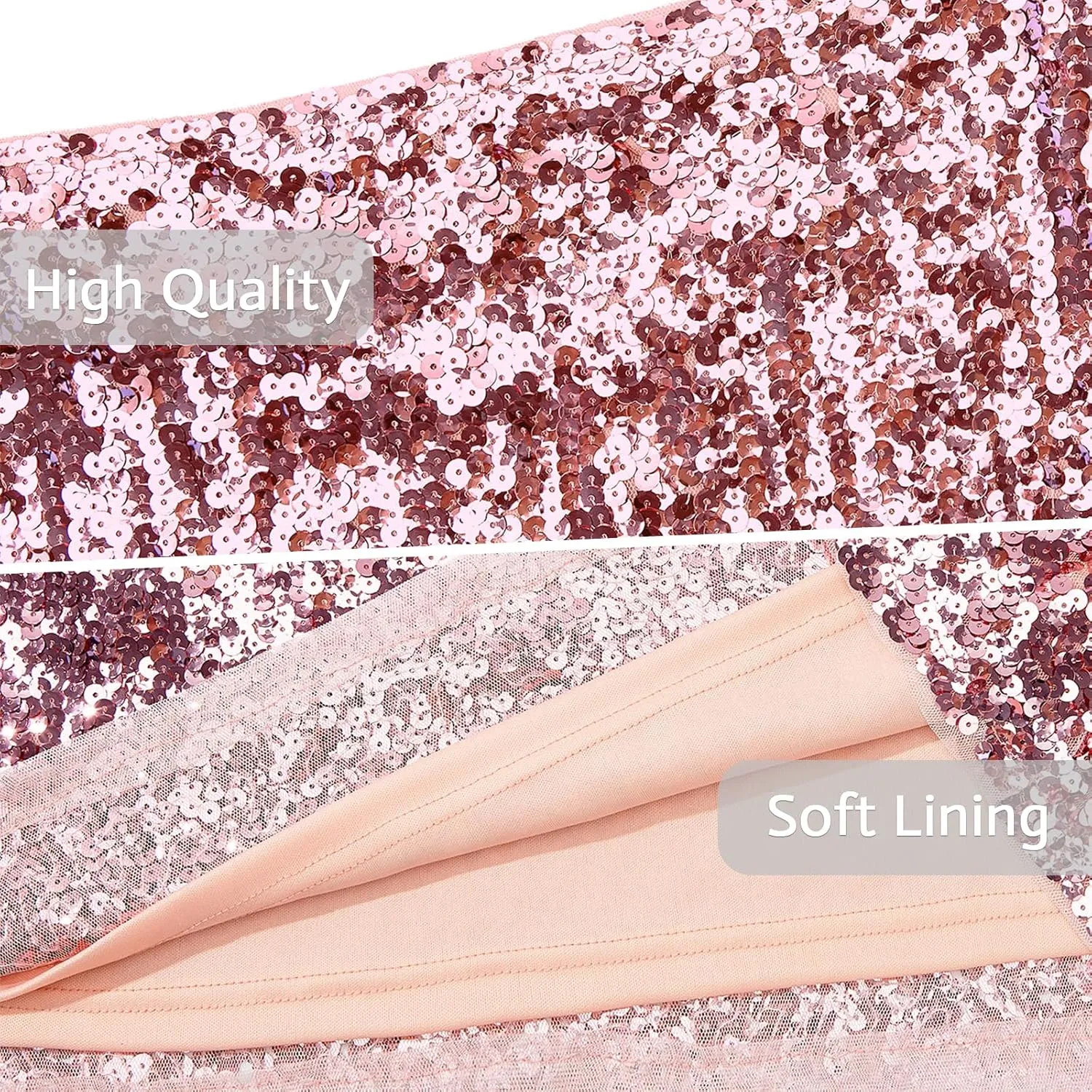 American Trends Sequin Skirt for Women Sparkly Pencil Mini Skirts Women's Glitter Skirt