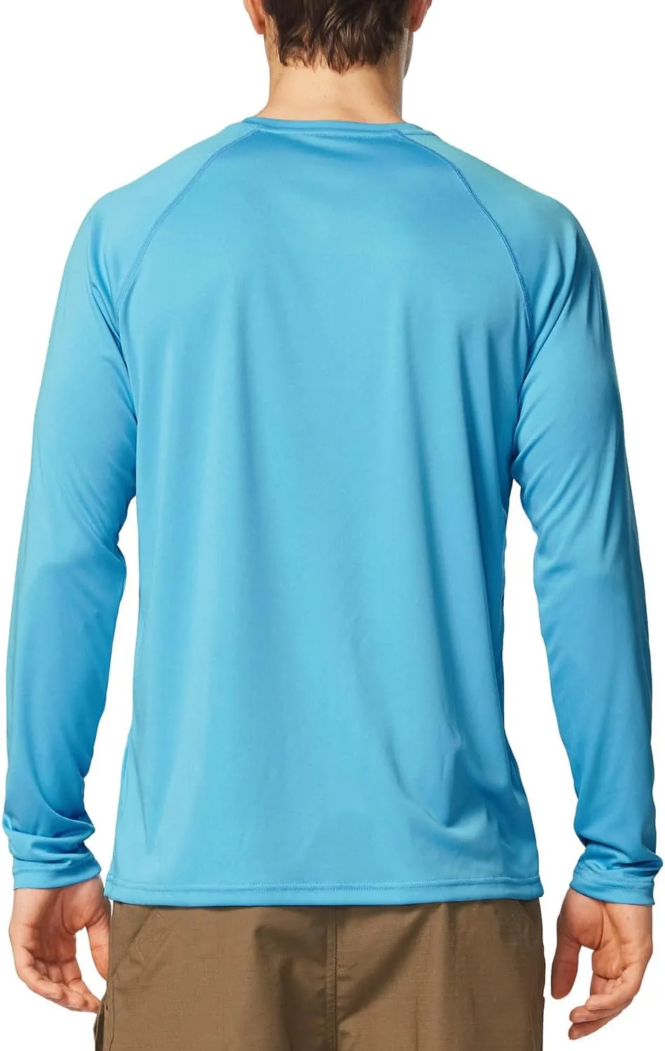 baleaf Men's Sun Protection Shirts UV SPF UPF 50  Long Sleeve Rash Guard Fishing Running Quick Dry Lightweight