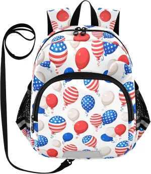 Baloons with Stars Stripes Little Kid Toddler Backpack Baby Boys Girls Kindergarten Pre School Bags Cute Cartoon Backpacks for children
