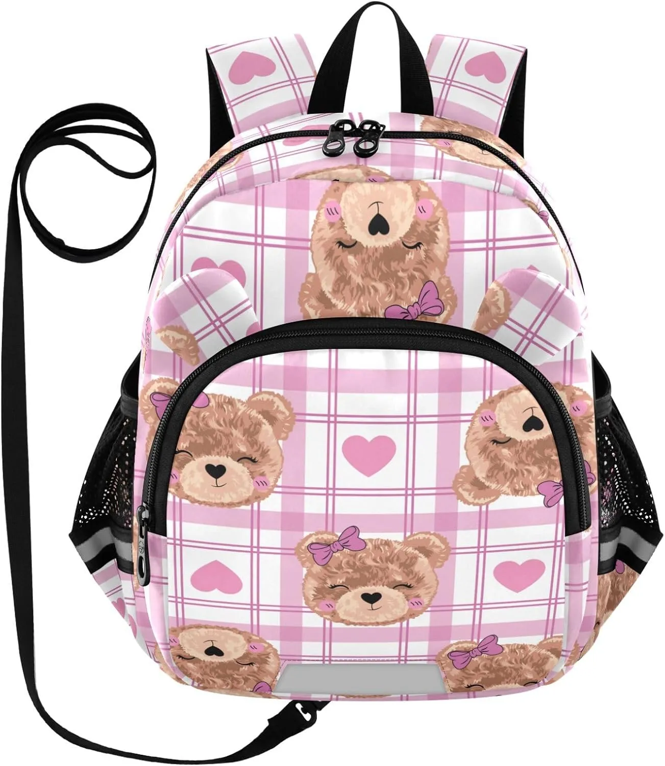 Bear Texture Girl Cute Little Kid Toddler Backpack Baby Boys Girls Kindergarten Pre School Bags Cute Cartoon Backpacks for children