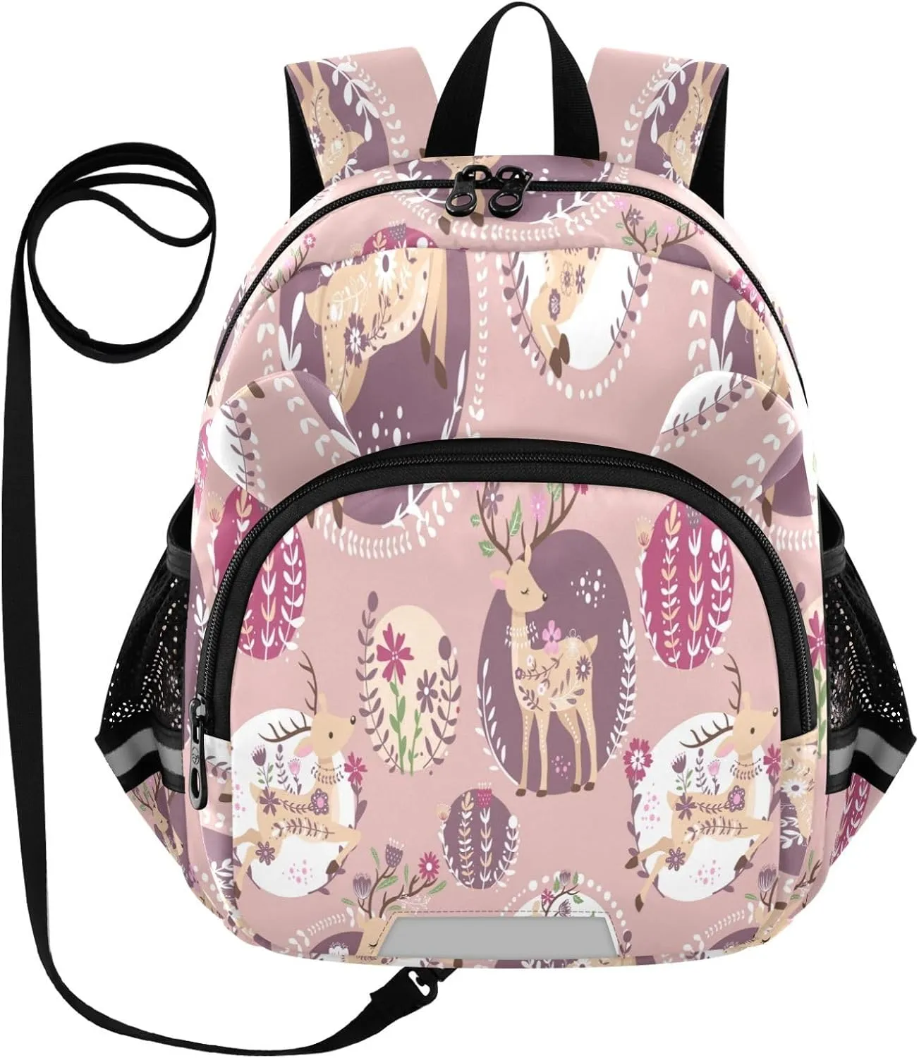Beautiful Folk Reindeer Little Kid Toddler Backpack Baby Boys Girls Kindergarten Pre School Bags Cute Cartoon Backpacks for children