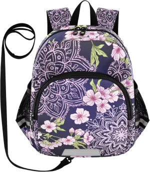 Beautiful Japanese Flower Little Kid Toddler Backpack Baby Boys Girls Kindergarten Pre School Bags Cute Cartoon Backpacks for children