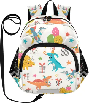 Birthday Colourful Dinosaurs Little Kid Toddler Backpack Baby Boys Girls Kindergarten Pre School Bags Cute Cartoon Backpacks for children