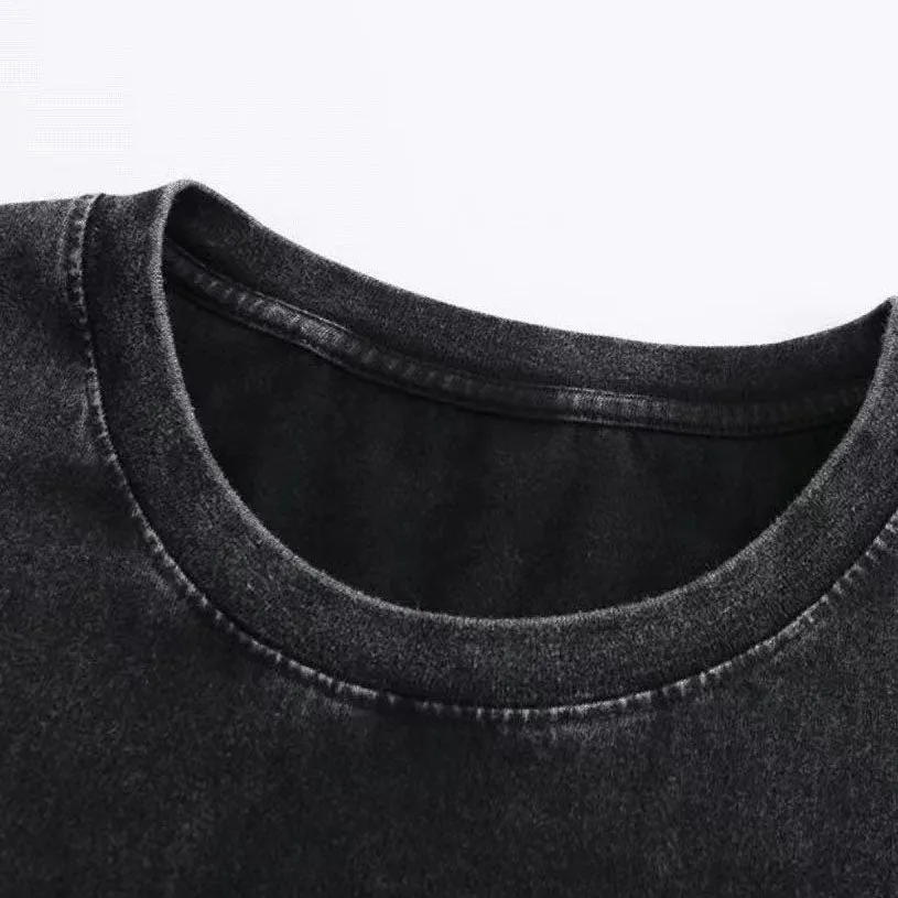 Blavra Essentials Vintage Washed Blank Tees 3-Pack (Black, Grey, Brown)