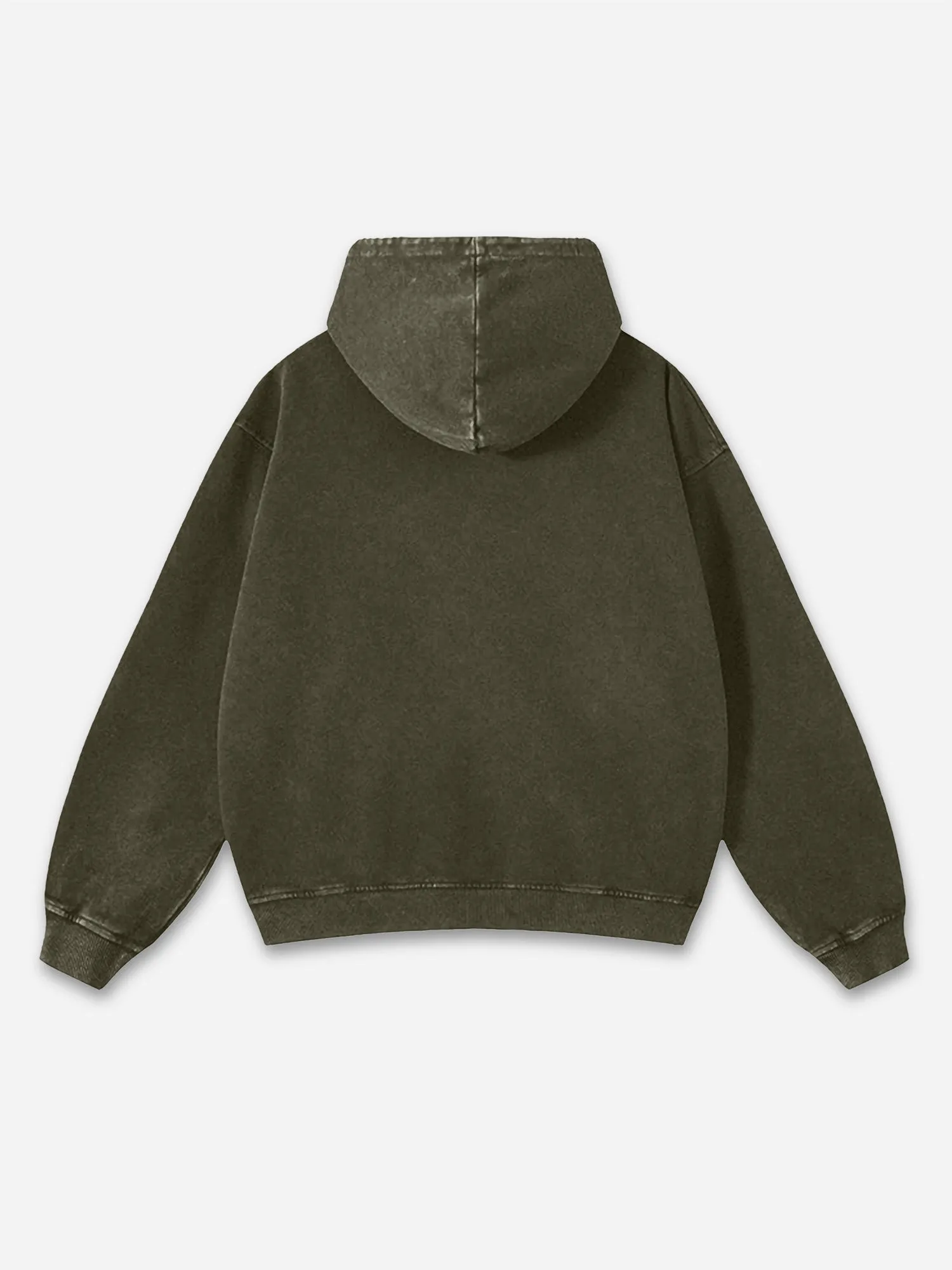 Blavra Relaxed Vintage Graphic Casual Street Washed Hoodie