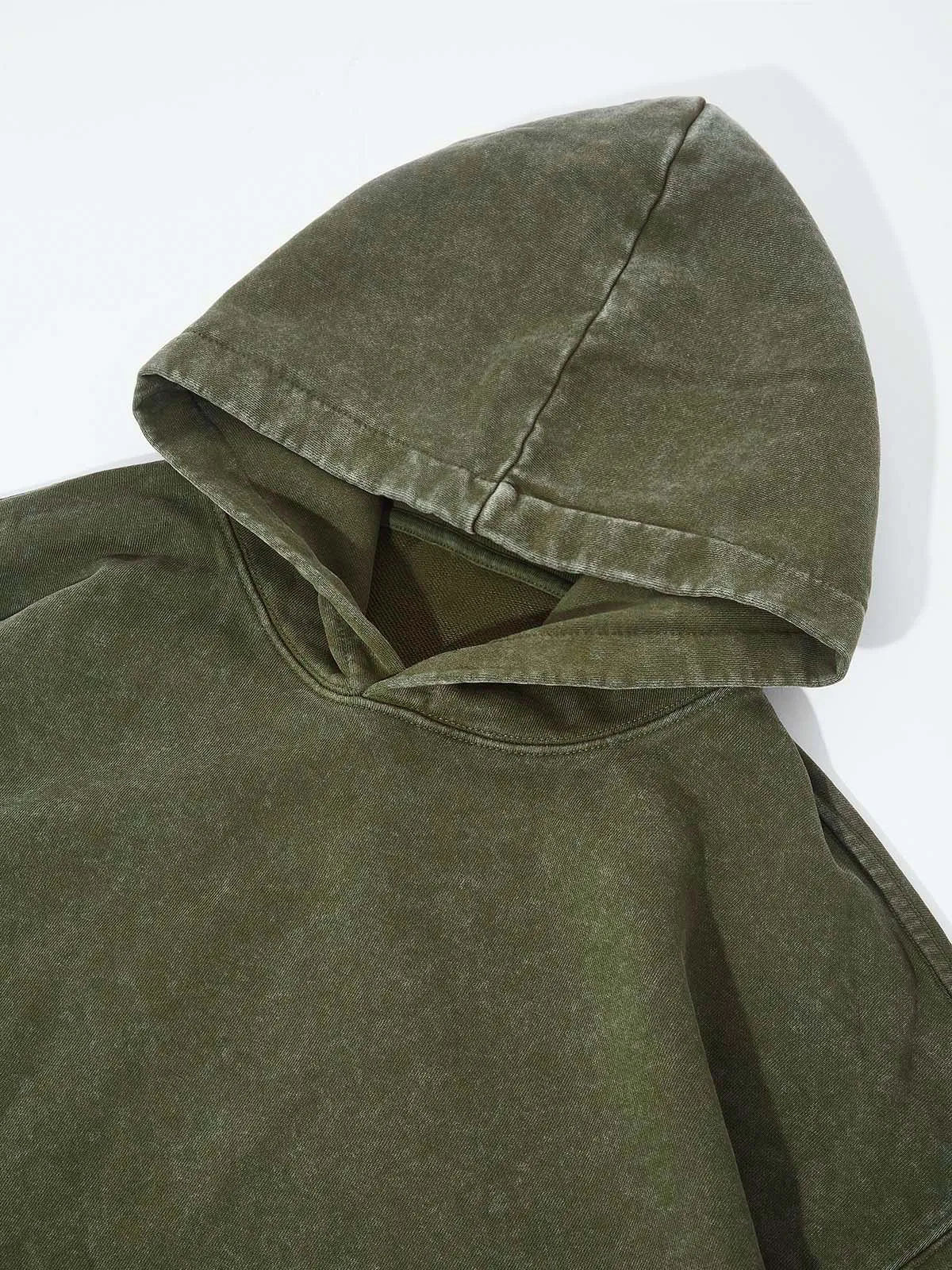 Blavra Relaxed Vintage Graphic Casual Street Washed Hoodie