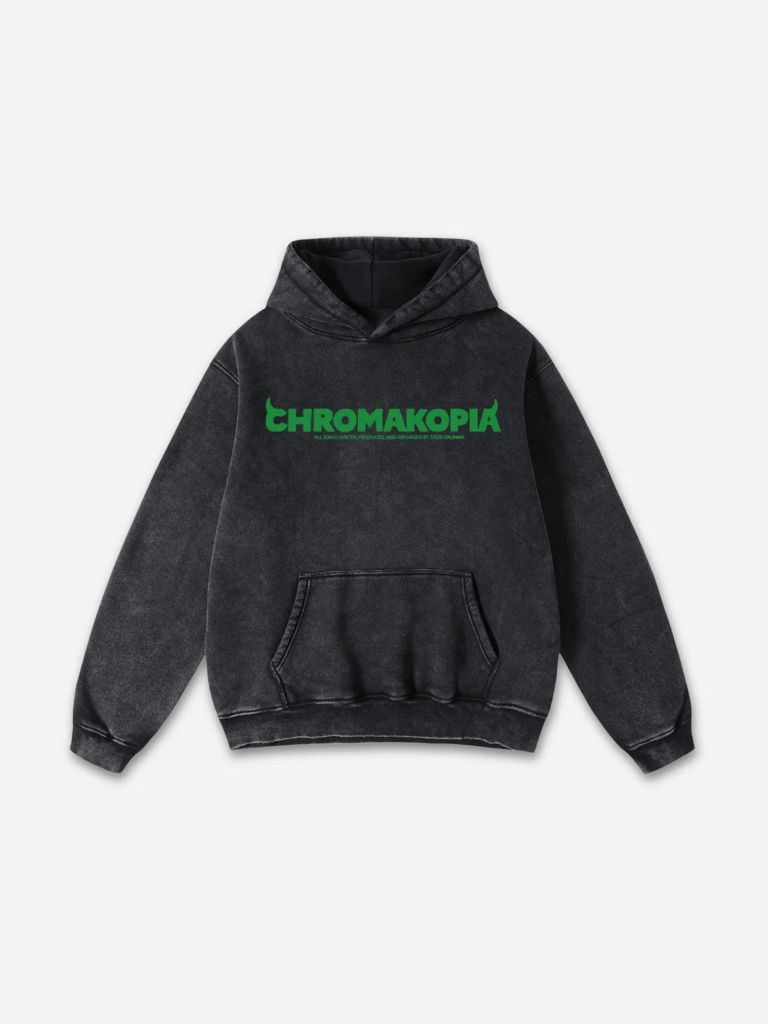 Blavra Vintage Creator New Album Graphic Washed Hoodie