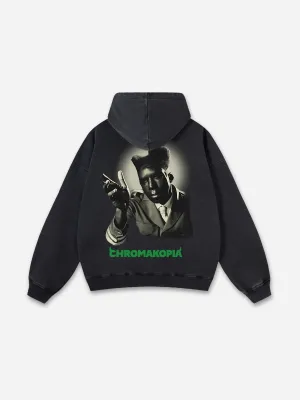 Blavra Vintage Creator New Album Graphic Washed Hoodie