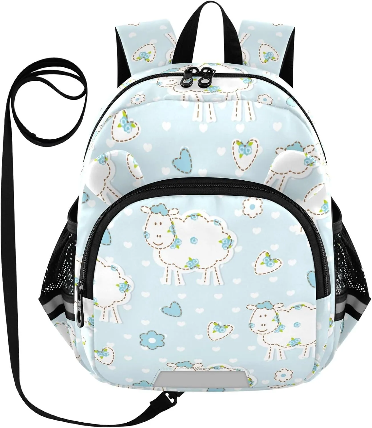 Blue Baby Sheep Little Kid Toddler Backpack Baby Boys Girls Kindergarten Pre School Bags Cute Cartoon Backpacks for children