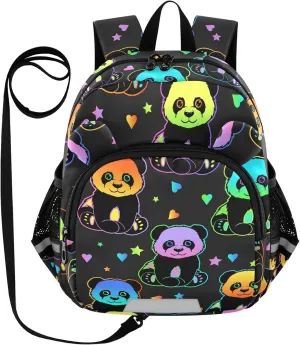 Bright Colorful Pattern Little Kid Toddler Backpack Baby Boys Girls Kindergarten Pre School Bags Cute Cartoon Backpacks for children