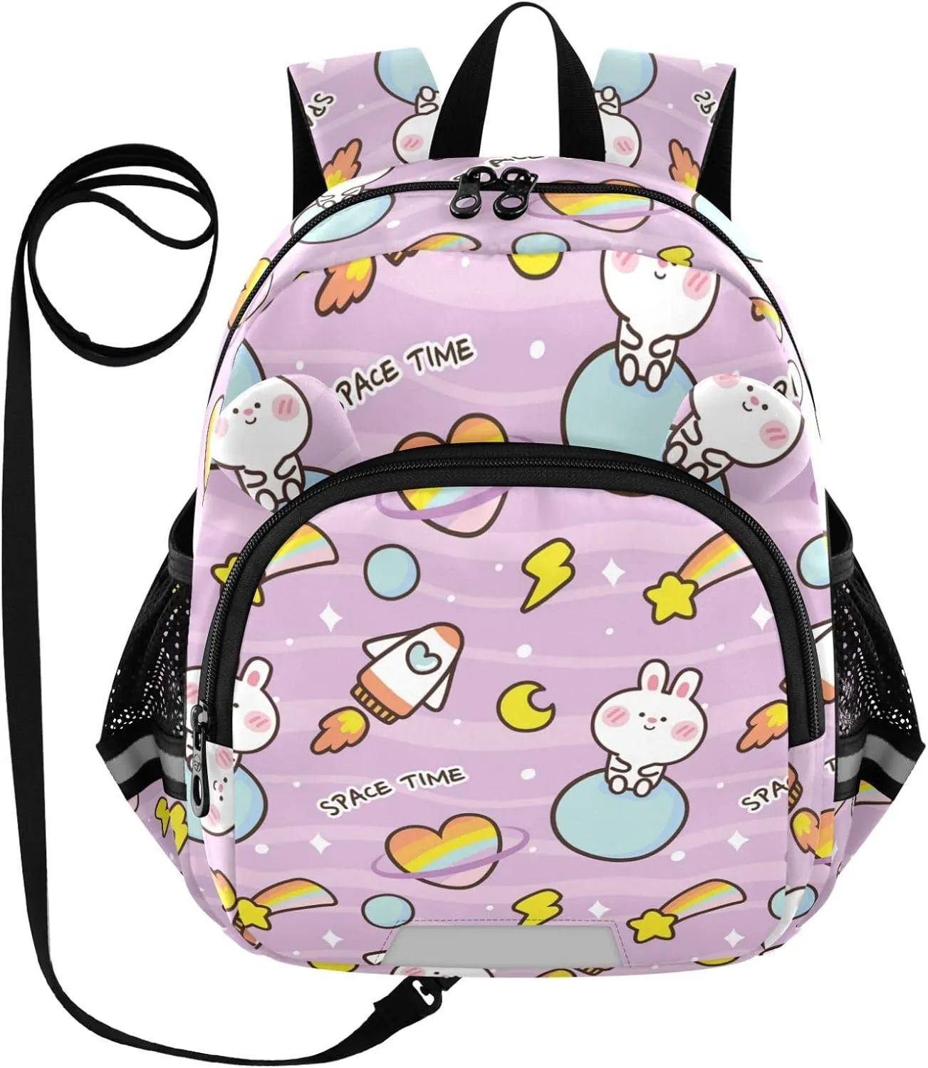 Bunny Rabbit Rainbow Little Kid Toddler Backpack Baby Boys Girls Kindergarten Pre School Bags Cute Cartoon Backpacks for children