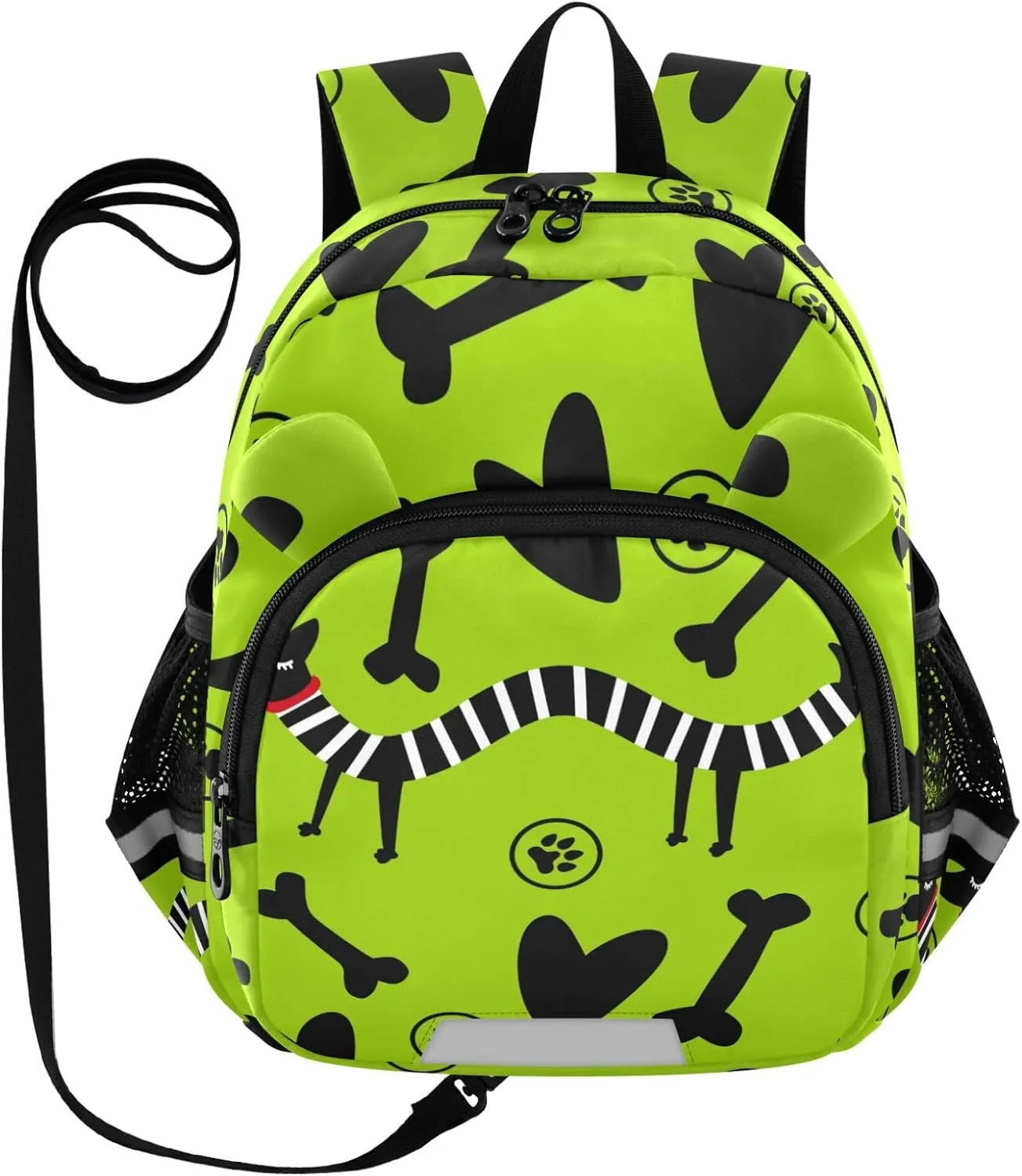 Cartoon Animals Green Dogs Little Kid Toddler Backpack Baby Boys Girls Kindergarten Pre School Bags Cute Cartoon Backpacks for children