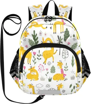 Cartoon Little Giraffes Little Kid Toddler Backpack Baby Boys Girls Kindergarten Pre School Bags Cute Cartoon Backpacks for children