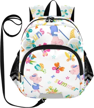 Cartoon Mouses Butterflies Little Kid Toddler Backpack Baby Boys Girls Kindergarten Pre School Bags Cute Cartoon Backpacks for children