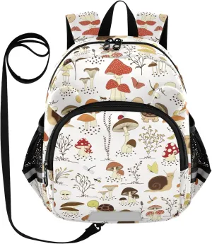 Cartoon Mushrooms Turtles Little Kid Toddler Backpack Baby Boys Girls Kindergarten Pre School Bags Cute Cartoon Backpacks for children