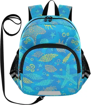 Cartoon Seashells Little Kid Toddler Backpack Baby Boys Girls Kindergarten Pre School Bags Cute Cartoon Backpacks for children