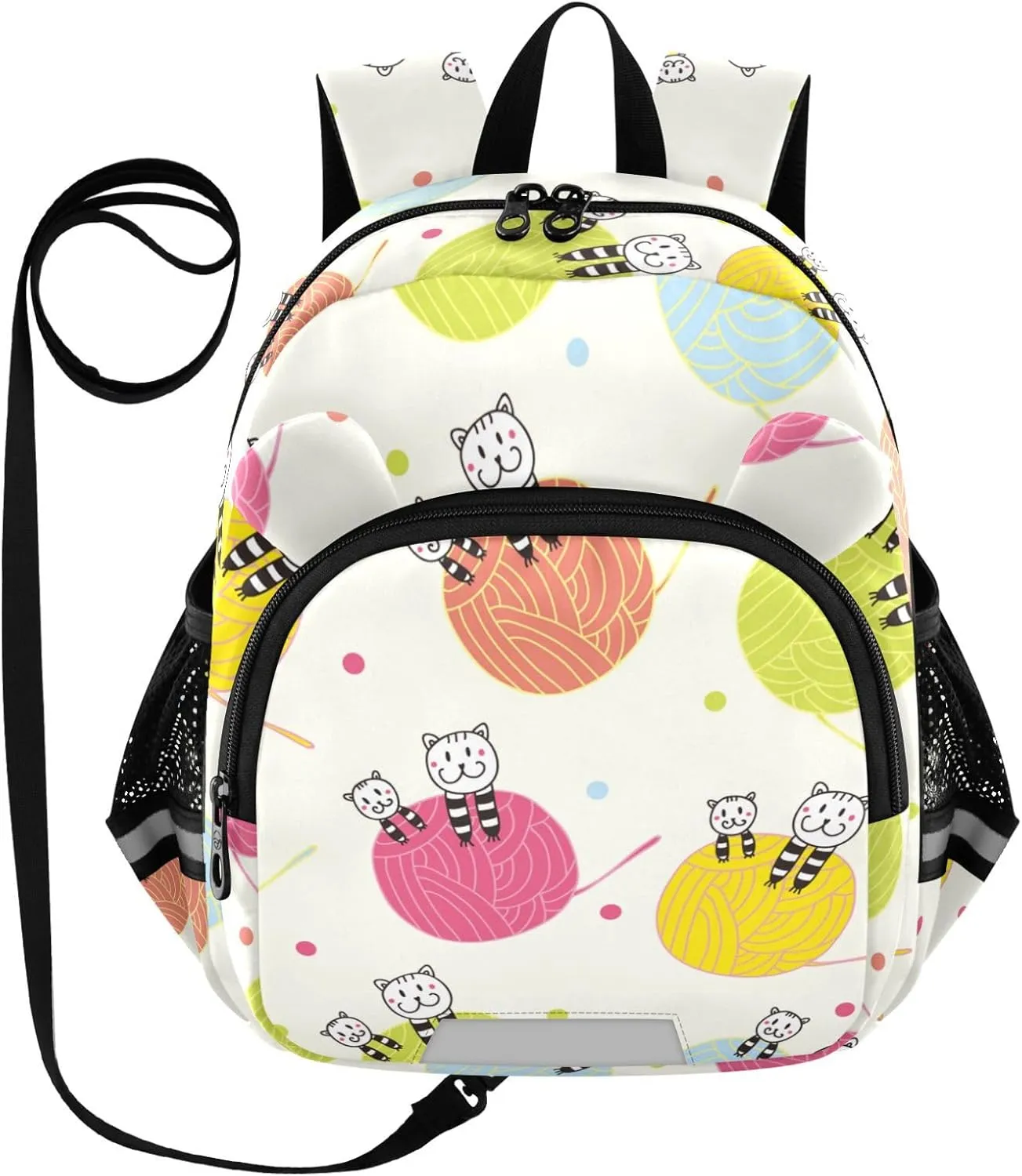 Cats and Balls Of Yarn Little Kid Toddler Backpack Baby Boys Girls Kindergarten Pre School Bags Cute Cartoon Backpacks for children