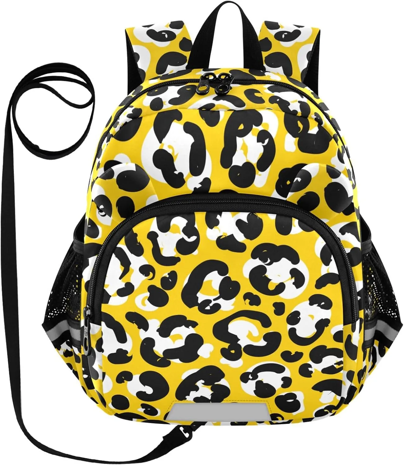 Cheetah Skin Yellow Dark Little Kid Toddler Backpack Baby Boys Girls Kindergarten Pre School Bags Cute Cartoon Backpacks for children