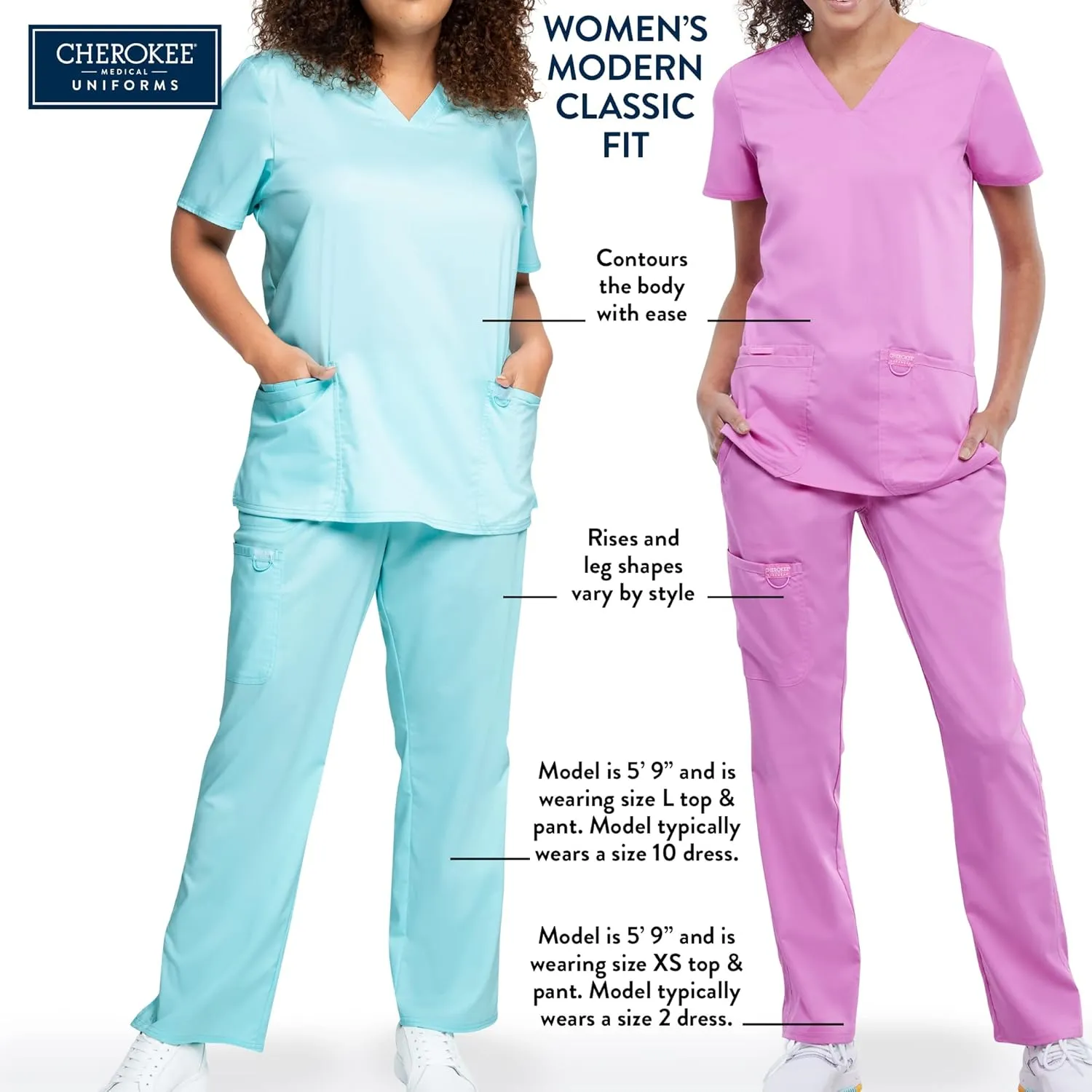 Cherokee Jogger Pants for Women with Mid Rise WW115
