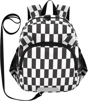 Chess Board Background Little Kid Toddler Backpack Baby Boys Girls Kindergarten Pre School Bags Cute Cartoon Backpacks for children