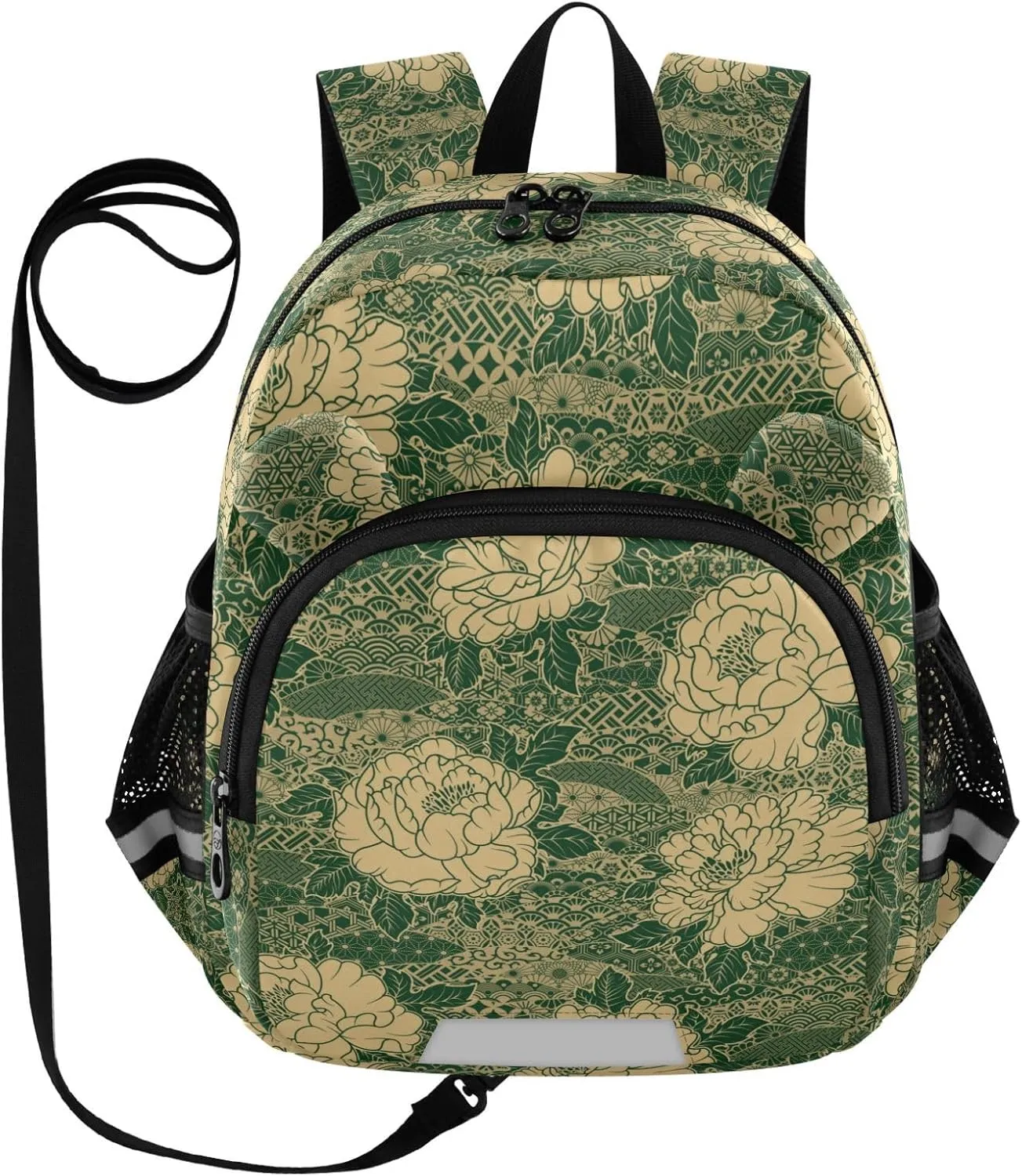 Chinese Peony Flowers Little Kid Toddler Backpack Baby Boys Girls Kindergarten Pre School Bags Cute Cartoon Backpacks for children