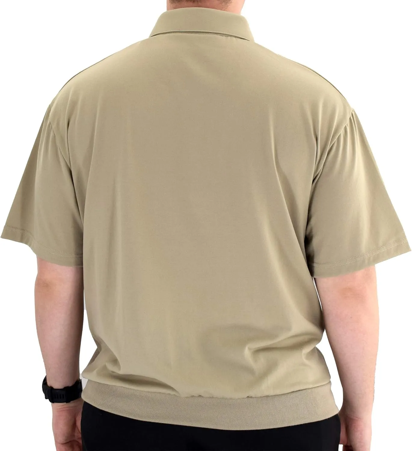 Classics Horizontal Short Sleeve Banded Bottom Shirt 6010-BL12