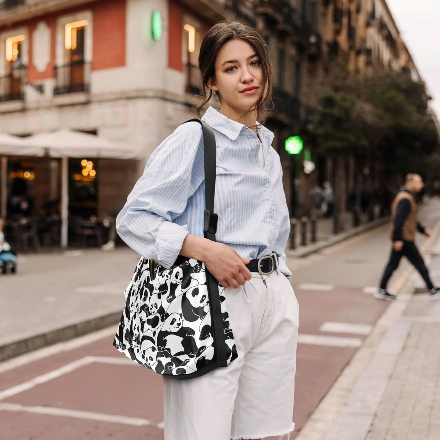 Cocks Hens Sketches Black White Women Leather Handbags Hobo Large Purses Floral Animal Print Womens Everyday Purse