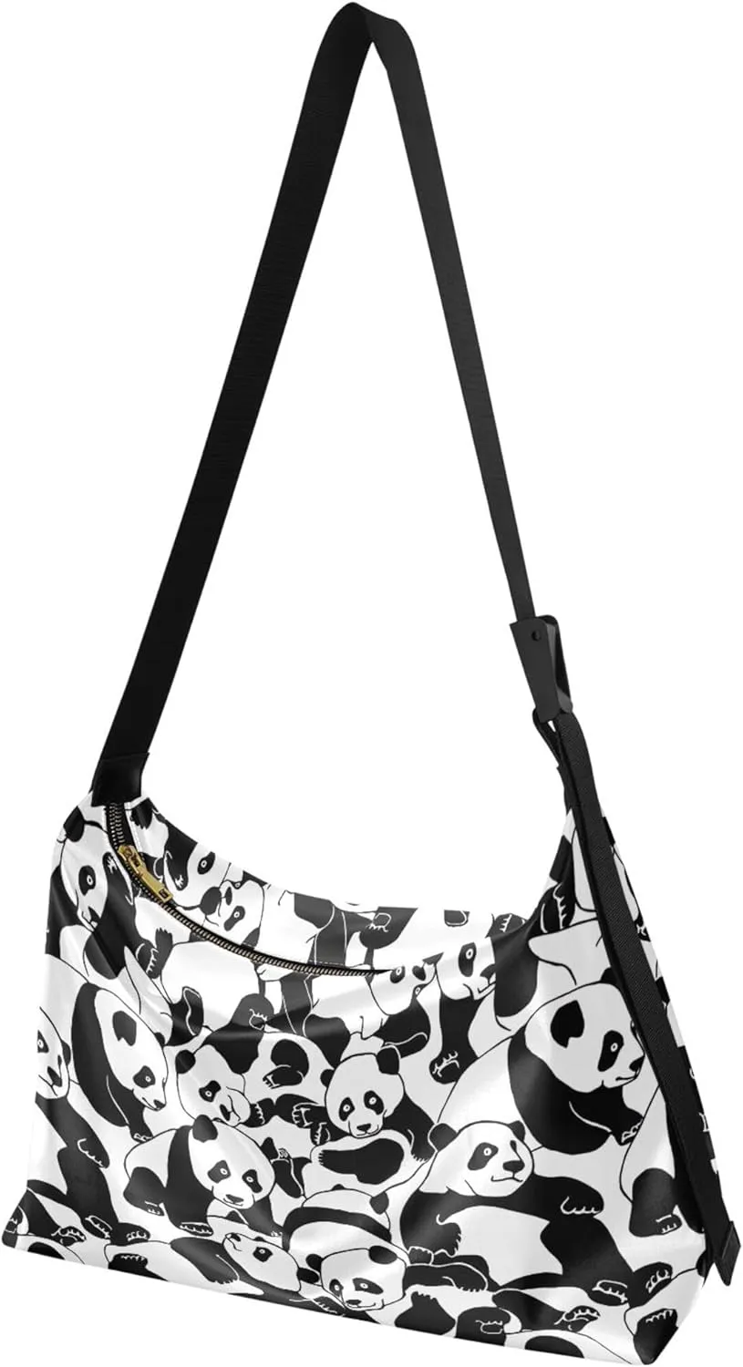 Cocks Hens Sketches Black White Women Leather Handbags Hobo Large Purses Floral Animal Print Womens Everyday Purse
