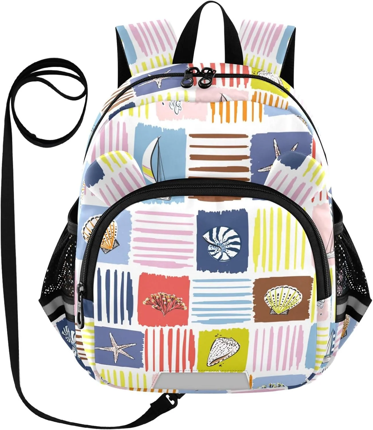Colorful Beach Life Elements Little Kid Toddler Backpack Baby Boys Girls Kindergarten Pre School Bags Cute Cartoon Backpacks for children