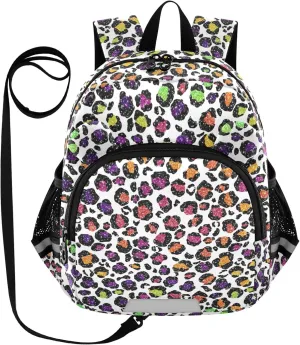 Colorful Little Leopard Spots Little Kid Toddler Backpack Baby Boys Girls Kindergarten Pre School Bags Cute Cartoon Backpacks for children