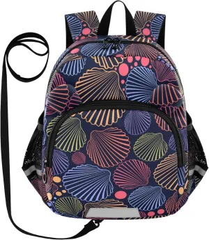 Colorful See Shells Little Kid Toddler Backpack Baby Boys Girls Kindergarten Pre School Bags Cute Cartoon Backpacks for children