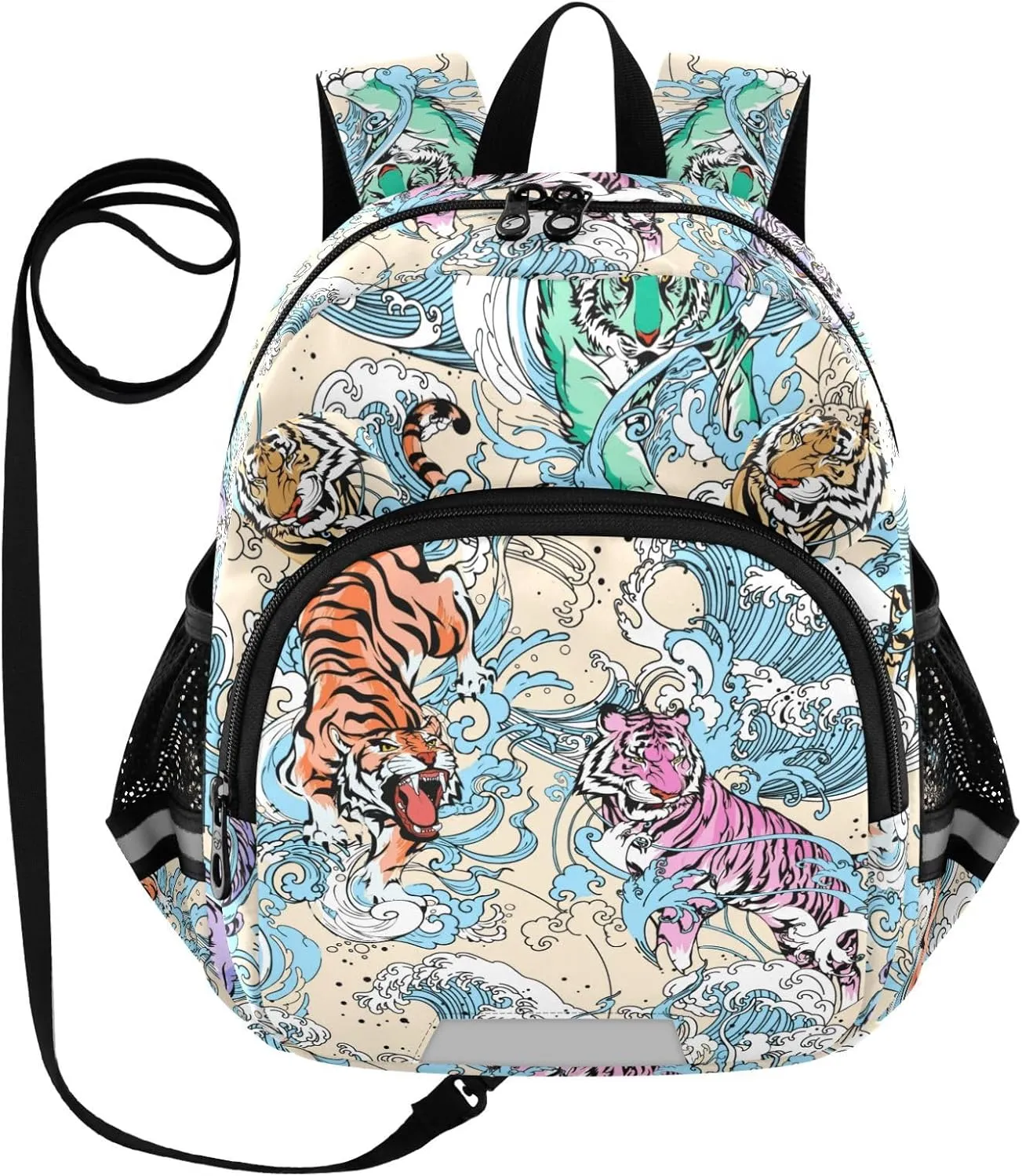 Colorful Tiger Animal Little Kid Toddler Backpack Baby Boys Girls Kindergarten Pre School Bags Cute Cartoon Backpacks for children