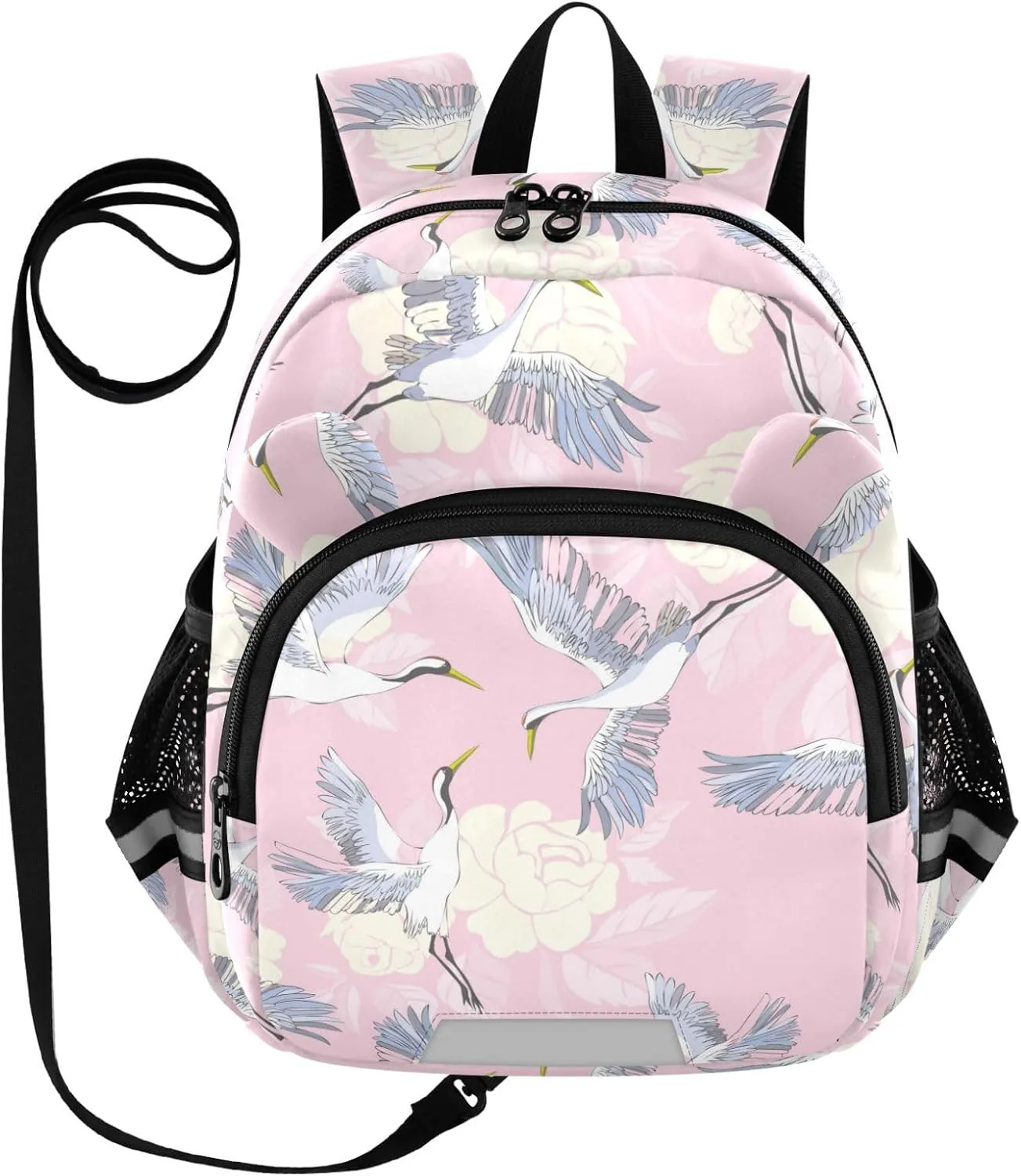 Crane Pattern Vector Little Kid Toddler Backpack Baby Boys Girls Kindergarten Pre School Bags Cute Cartoon Backpacks for children