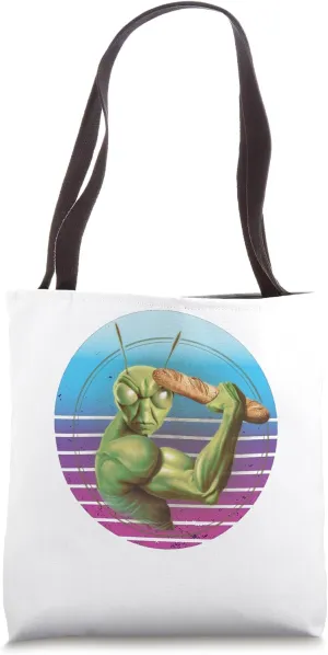 Cricket humanoid muscular baguette anthropomorphic surreal Tote Bag