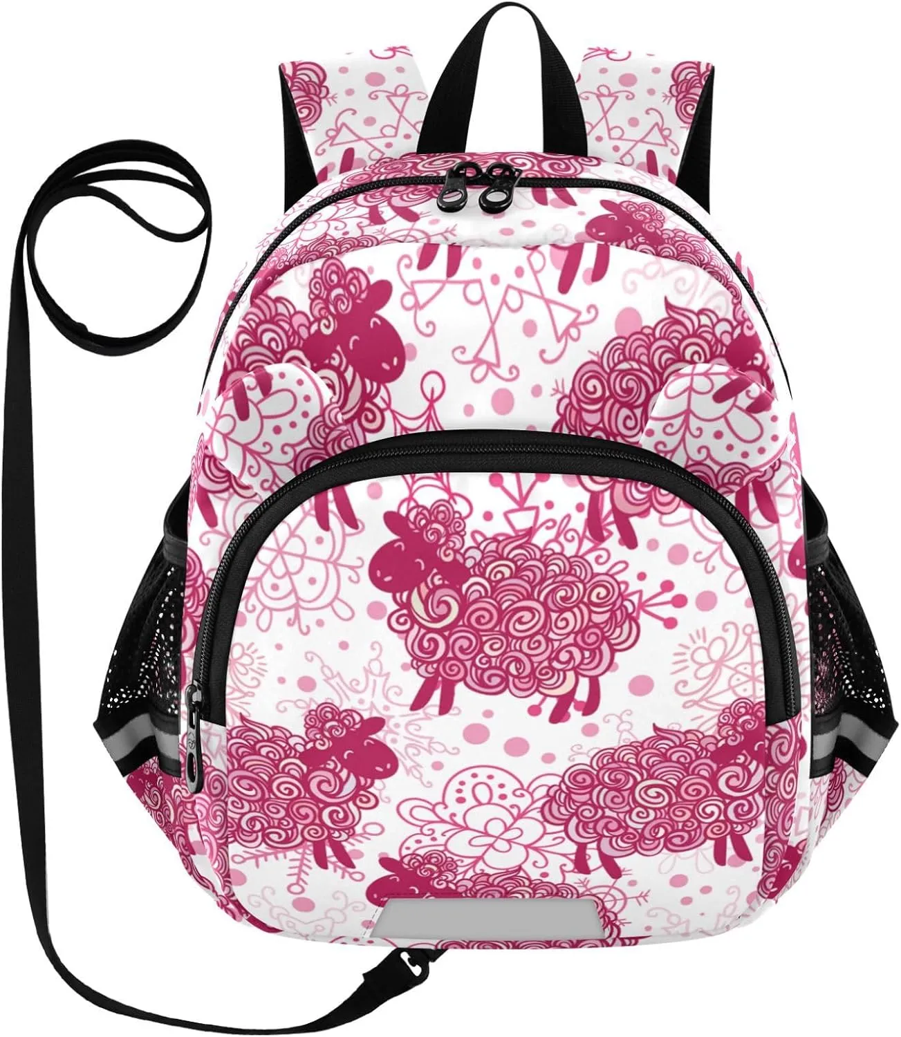 Curly Small Sheep Little Kid Toddler Backpack Baby Boys Girls Kindergarten Pre School Bags Cute Cartoon Backpacks for children