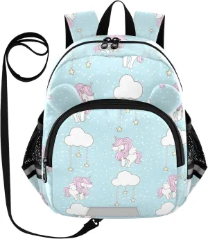 Cute Clouds Horse Little Kid Toddler Backpack Baby Boys Girls Kindergarten Pre School Bags Cute Cartoon Backpacks for children