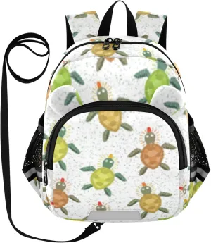 Cute Colorful Turtles Little Kid Toddler Backpack Baby Boys Girls Kindergarten Pre School Bags Cute Cartoon Backpacks for children