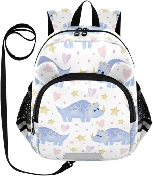 Cute Dinosaurs Purple Little Kid Toddler Backpack Baby Boys Girls Kindergarten Pre School Bags Cute Cartoon Backpacks for children