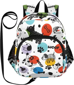 Cute Doggie Funny Little Kid Toddler Backpack Baby Boys Girls Kindergarten Pre School Bags Cute Cartoon Backpacks for children