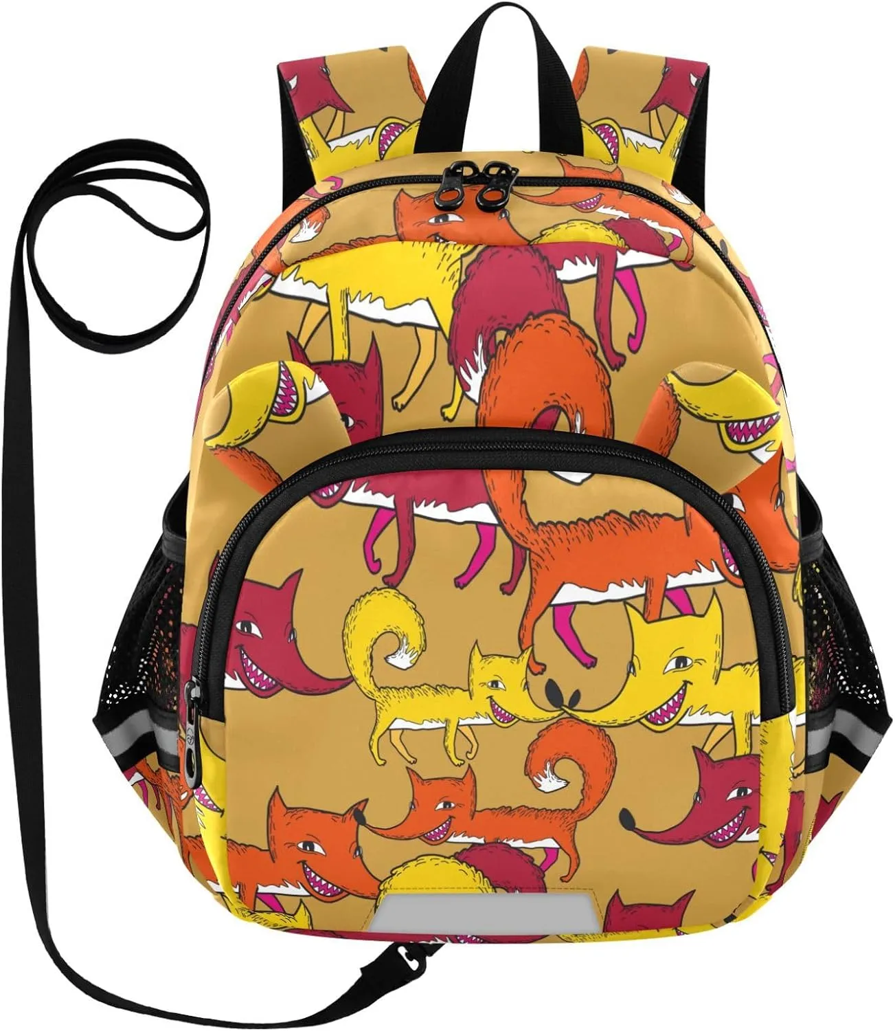 Cute Foxes Red Little Kid Toddler Backpack Baby Boys Girls Kindergarten Pre School Bags Cute Cartoon Backpacks for children