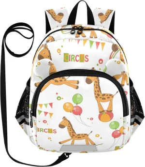 Cute Little Giraffe Colorful Little Kid Toddler Backpack Baby Boys Girls Kindergarten Pre School Bags Cute Cartoon Backpacks for children