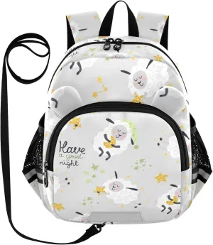 Cute Little Sheeps Little Kid Toddler Backpack Baby Boys Girls Kindergarten Pre School Bags Cute Cartoon Backpacks for children