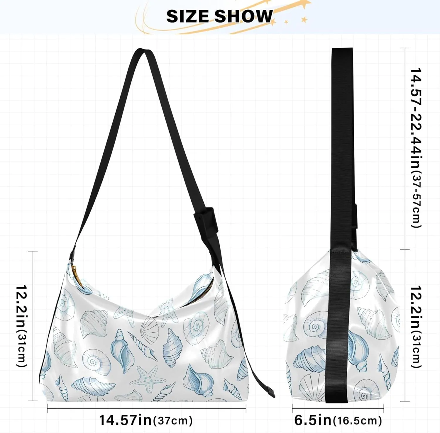 Cute Panda Bear Black White Women PU Leather Hobo Bag Large Womens Purse Colorful Animal Print Shoulder Bag Purse