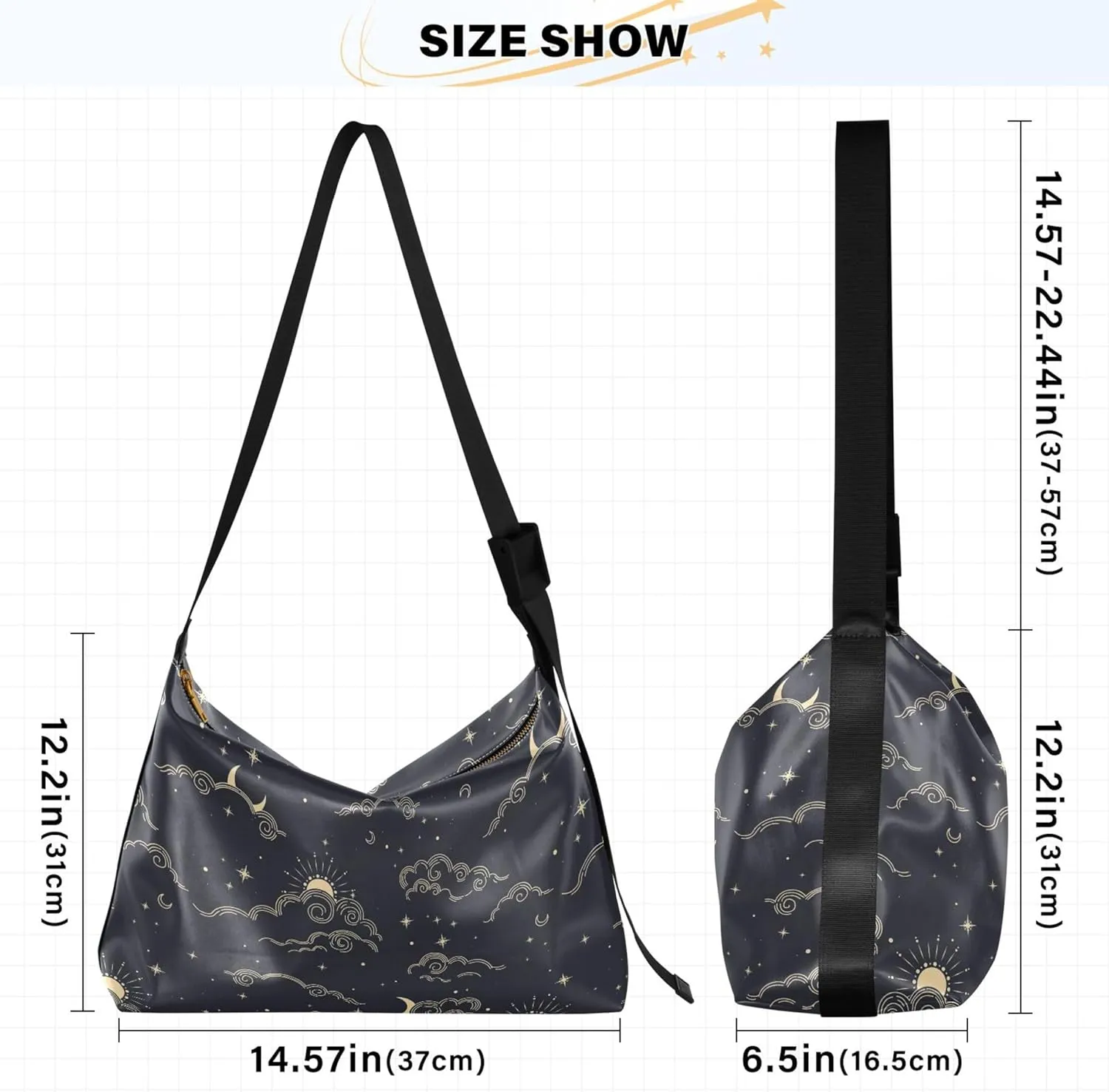 Cute Panda Bear Black White Women PU Leather Hobo Bag Large Womens Purse Colorful Animal Print Shoulder Bag Purse