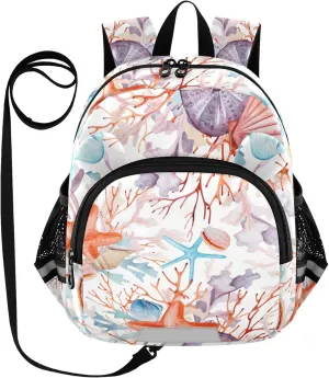Cute Seaweeds Corals Little Kid Toddler Backpack Baby Boys Girls Kindergarten Pre School Bags Cute Cartoon Backpacks for children