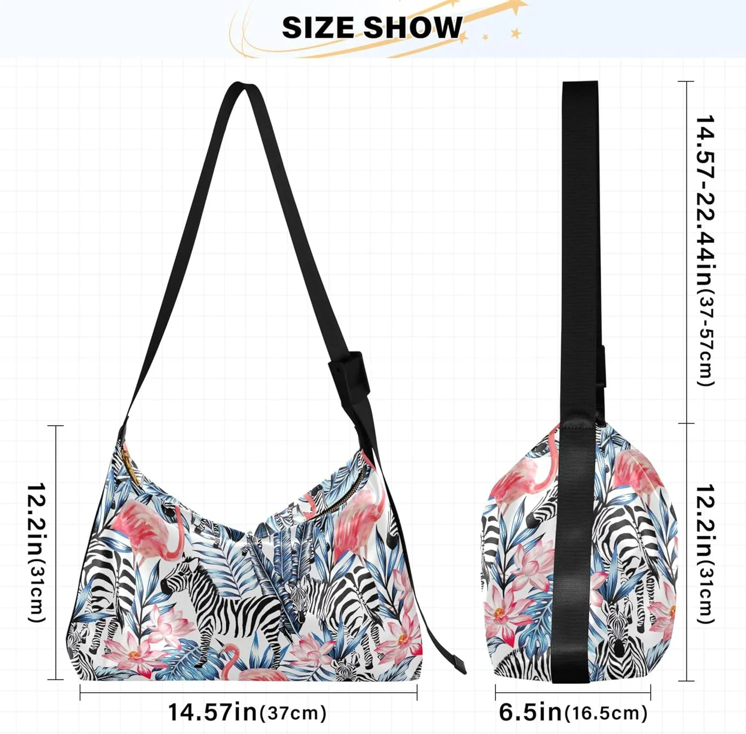 Cute Sloth Hanging Beige Soft Leather Handbags Hobo Large Womens Purse Design Animal Print Crossbody Hobo Purse