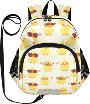 Cute Yellow Duck Little Kid Toddler Backpack Baby Boys Girls Kindergarten Pre School Bags Cute Cartoon Backpacks for children