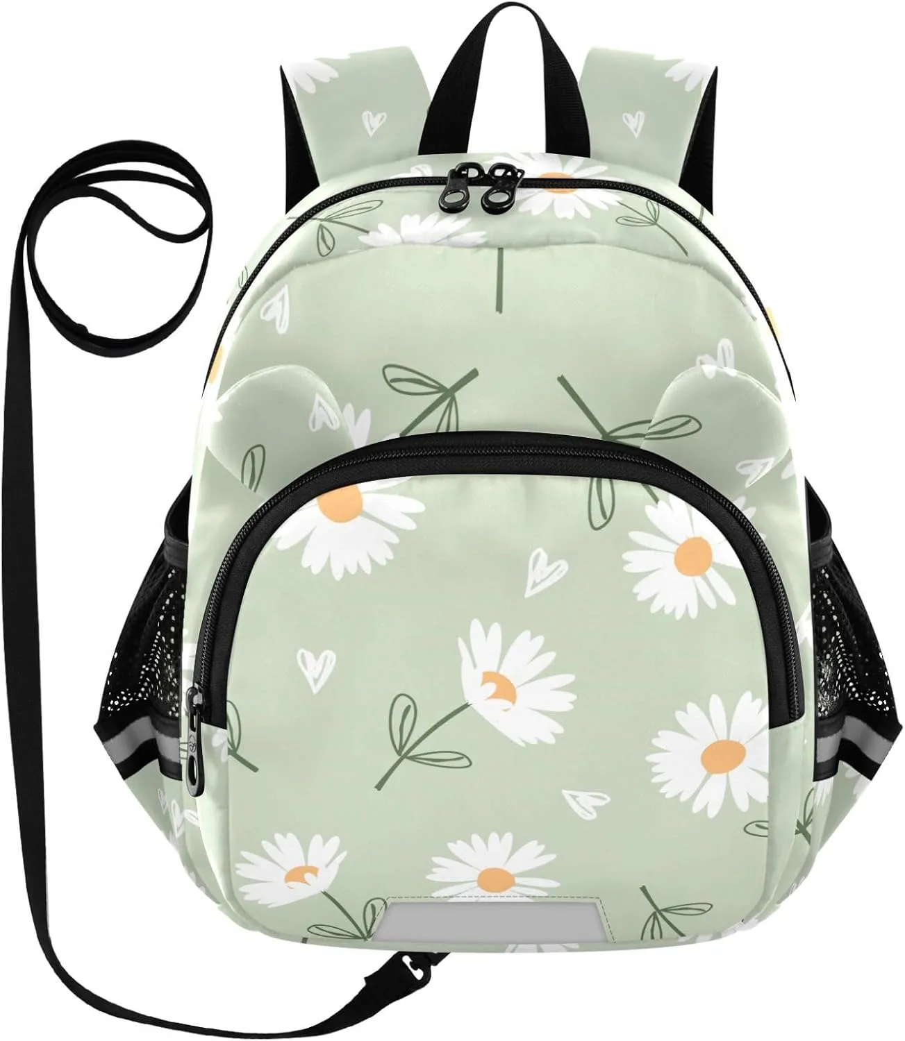 Daisy Flower Green Little Kid Toddler Backpack Baby Boys Girls Kindergarten Pre School Bags Cute Cartoon Backpacks for children