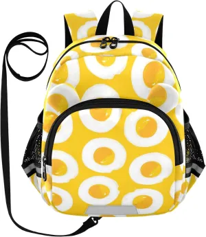 Delicious Fried Eggs Little Kid Toddler Backpack Baby Boys Girls Kindergarten Pre School Bags Cute Cartoon Backpacks for children